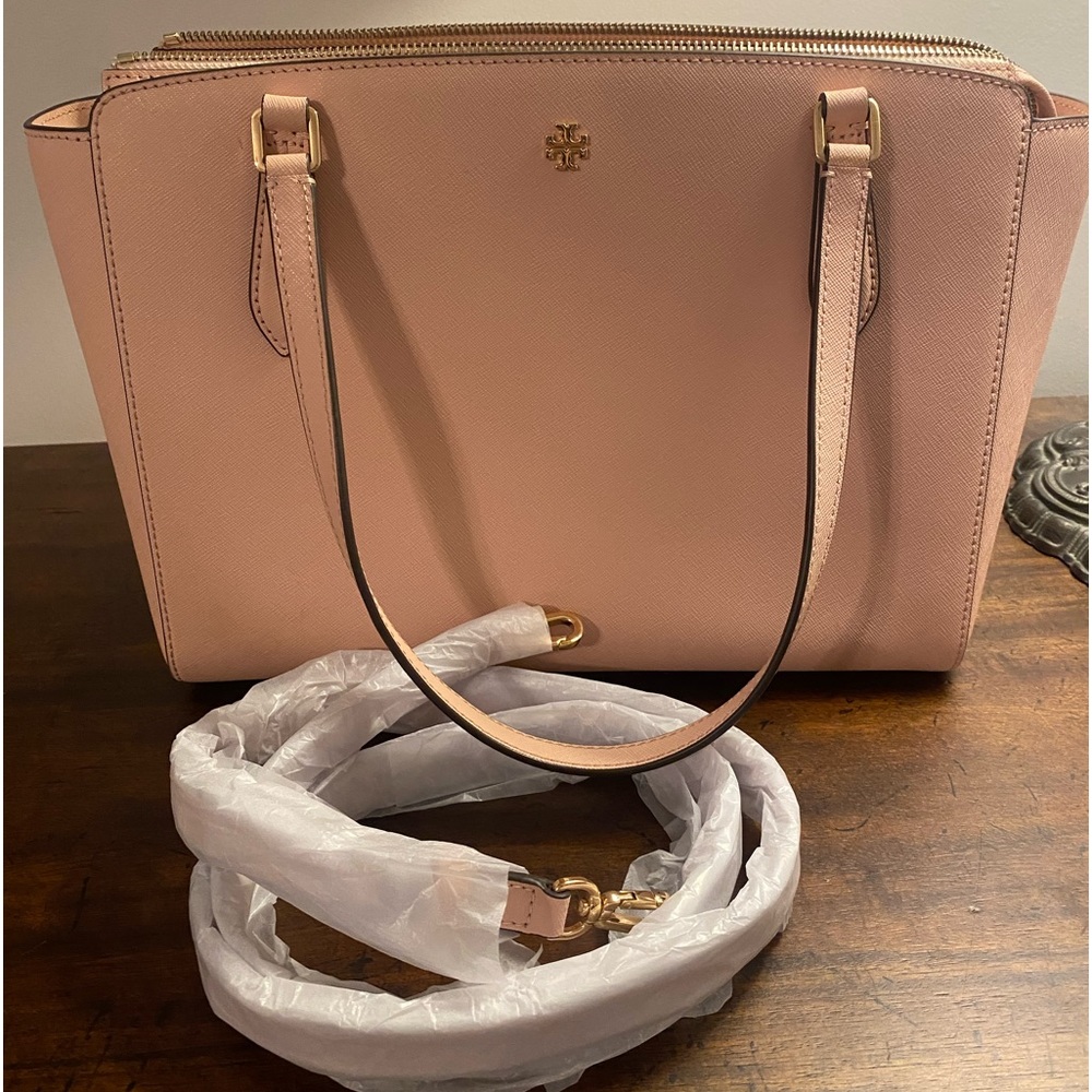 Tory Burch blush pink shoulder bag